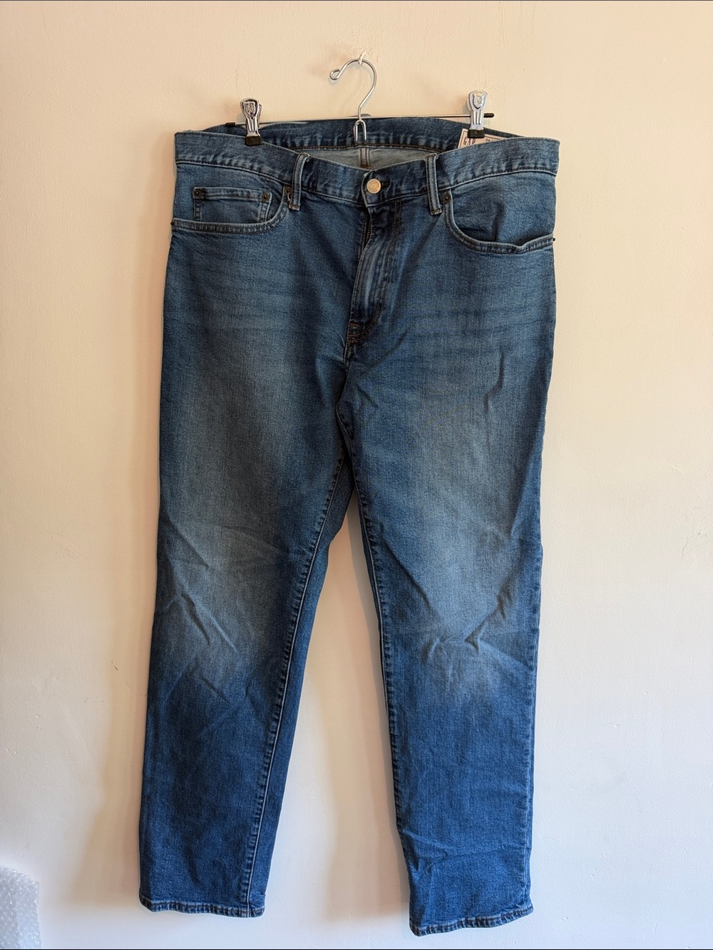 GAP Men's Straight Blue Denim Jeans